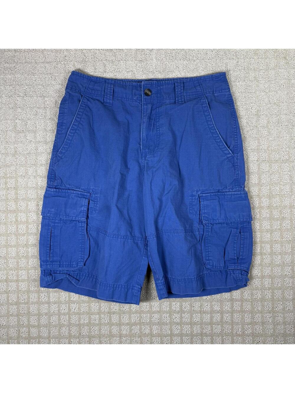 Mossimo Cargo Shorts Blue Size 30 11” Inseam Mens